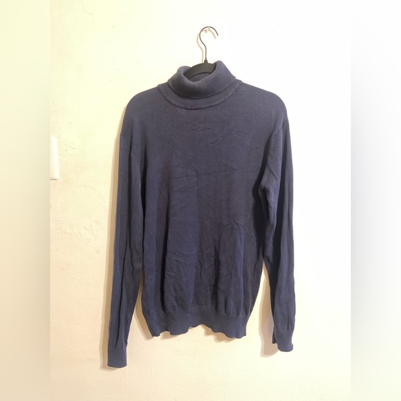 Brave Soul Roll Neck Sweater Navy blue - Small - Picture 3 of 4